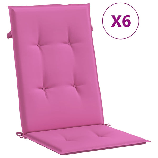 Hochlehner Auflagen 6er-Set Rosa
