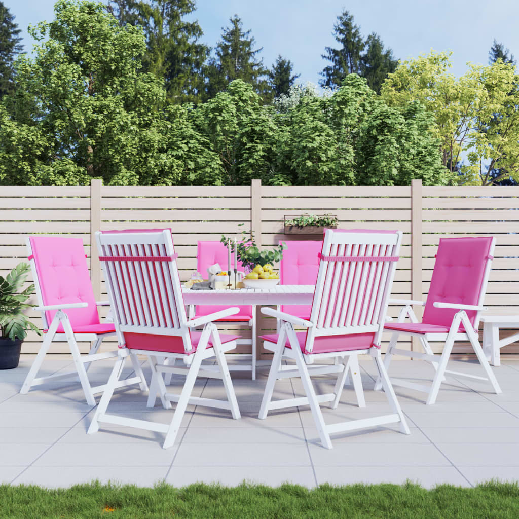 Hochlehner Auflagen 6er-Set Rosa