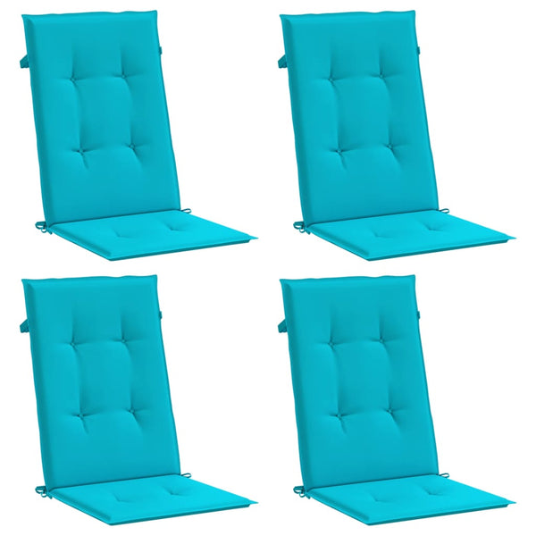 Türkise Hochlehner Auflagen, 4er Set