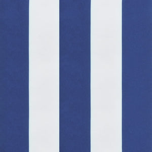 Niedriglehner Auflagen 2er Set Blau Weiß