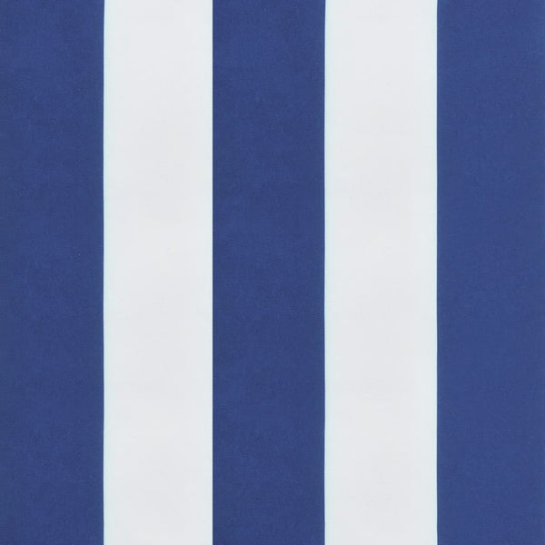 Niedriglehner Auflagen 2er Set Blau Weiß