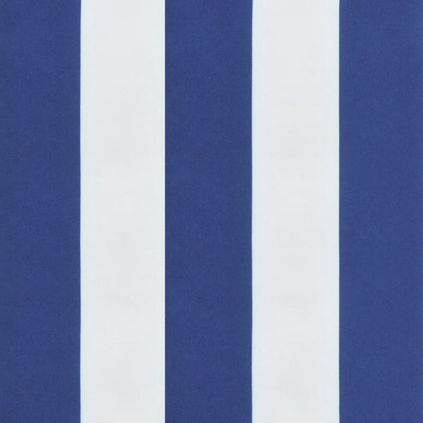 Niedriglehner Auflagen 4er Set Blau Weiß