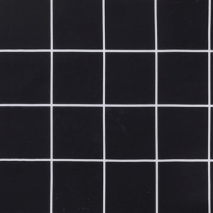 Niedriglehner Auflagen 6er Set Schwarz Karomuster