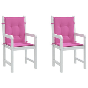 Niedriglehner Auflagen 2er Set Rosa