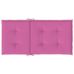 Niedriglehner Auflagen 2er Set Rosa