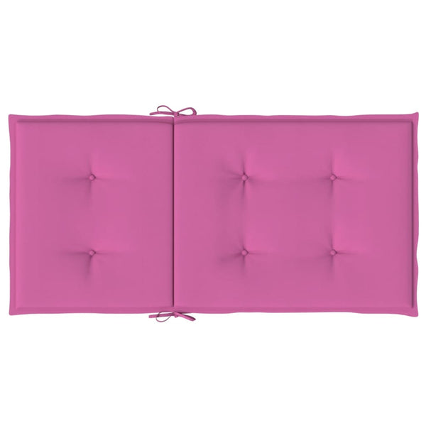 Niedriglehner Auflagen 2er Set Rosa