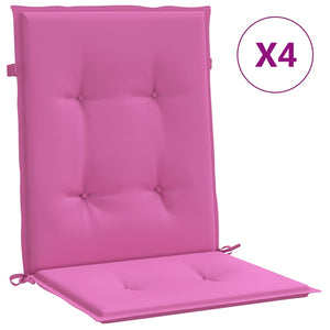 Niedriglehner Auflagen 4er Set Rosa