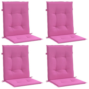 Niedriglehner Auflagen 4er Set Rosa