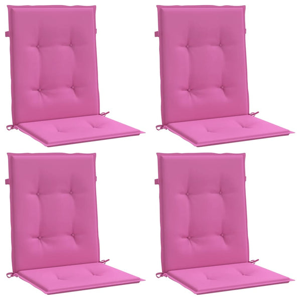 Niedriglehner Auflagen 4er Set Rosa