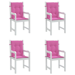 Niedriglehner Auflagen 4er Set Rosa