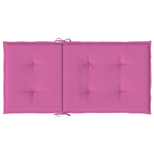 Niedriglehner Auflagen 4er Set Rosa