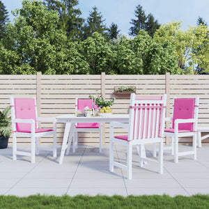 Niedriglehner Auflagen 4er Set Rosa