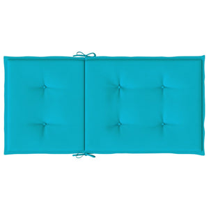 Türkise Niedriglehner Auflagen, 2er-Set