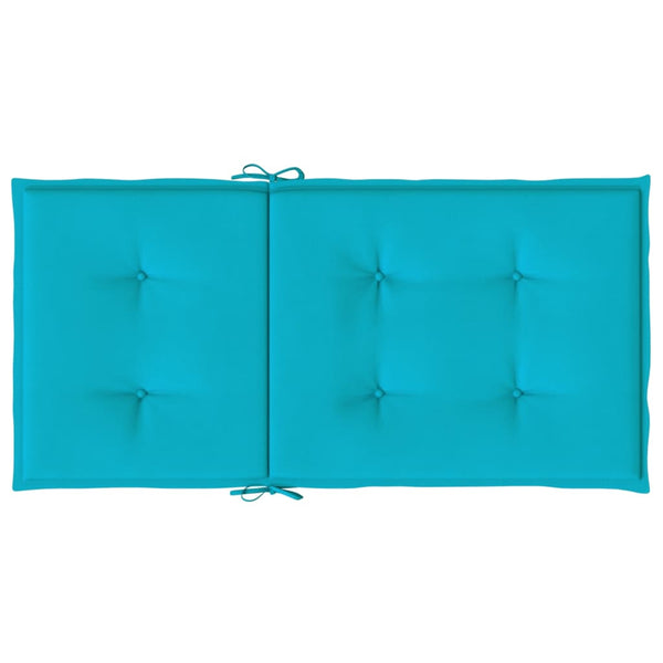 Türkise Niedriglehner Auflagen, 2er-Set