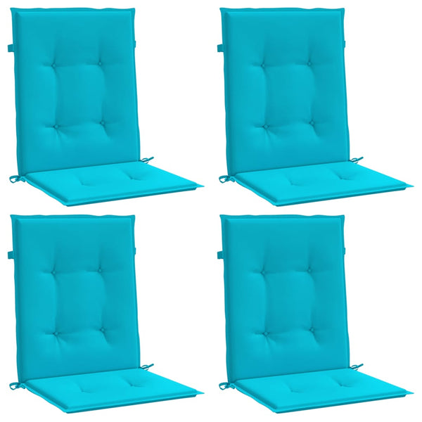 Niedriglehner Auflagen Türkis 4er Set
