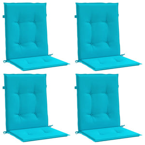 Niedriglehner Auflagen Türkis 4er Set