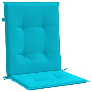 Niedriglehner Auflagen Türkis 4er Set