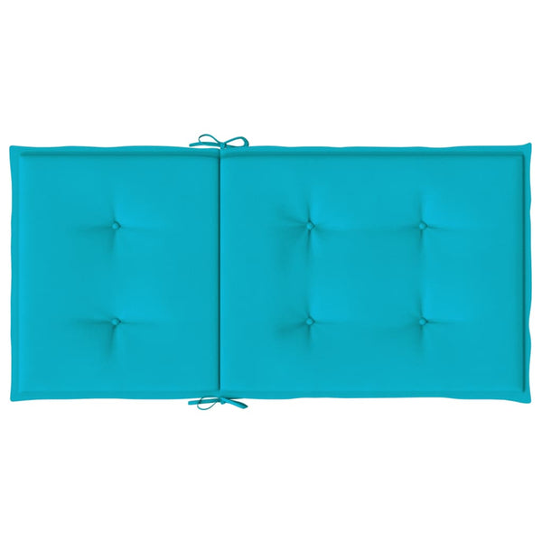 Niedriglehner Auflagen Türkis 4er Set
