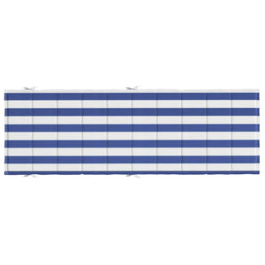Sonnenliegen Auflage Blau-Weiß Gestreift