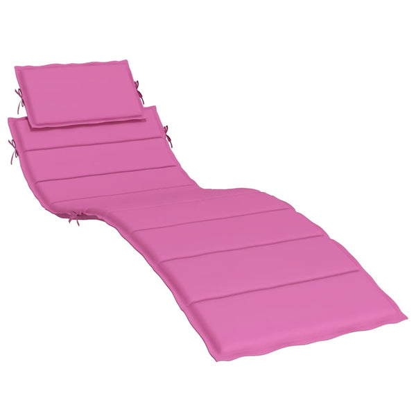 Sonnenliegen Auflage Rosa Oxford
