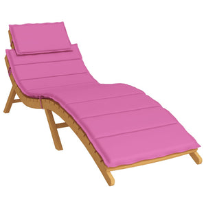 Sonnenliegen Auflage Rosa Oxford