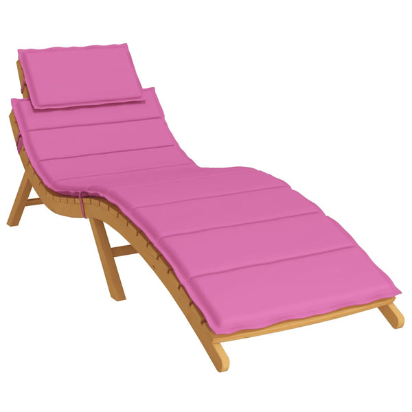 Sonnenliegen Auflage Rosa Oxford
