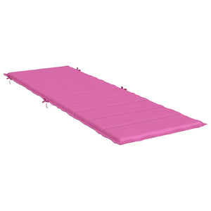 Sonnenliegen Auflage Rosa Oxford
