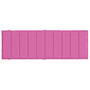 Sonnenliegen Auflage Rosa Oxford