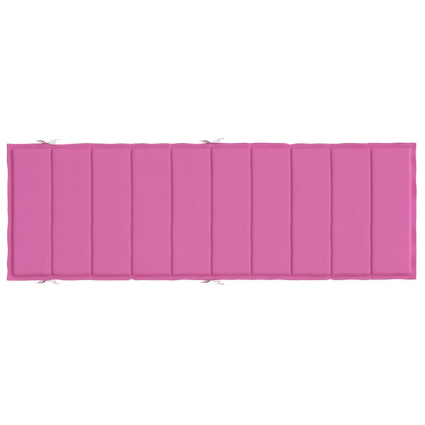 Sonnenliegen Auflage Rosa Oxford