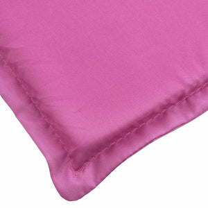 Sonnenliegen Auflage Rosa Oxford