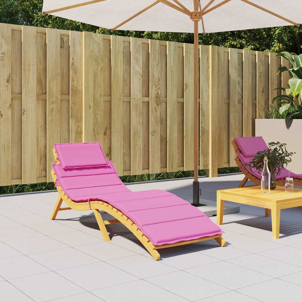 Sonnenliegen Auflage Rosa Oxford