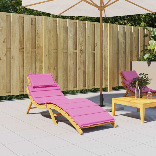 Sonnenliegen Auflage Rosa Oxford