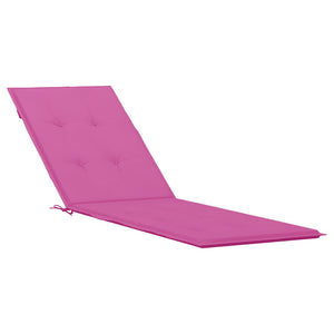 Liegestuhl Auflage Rosa Oxford