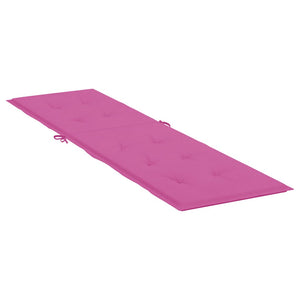 Liegestuhl Auflage Rosa Oxford