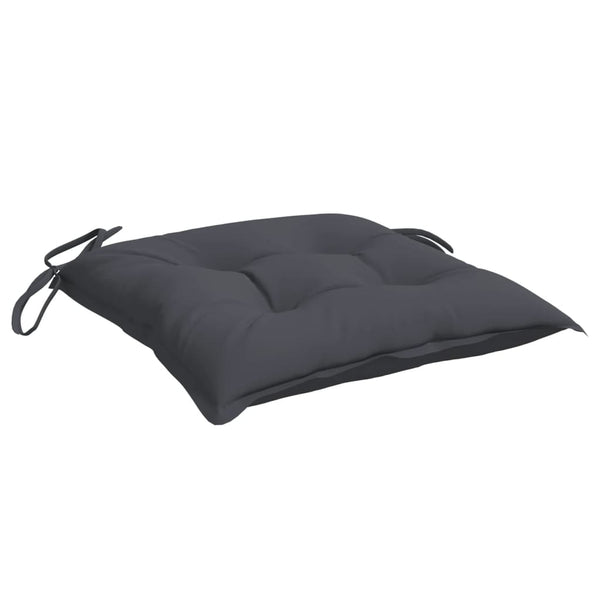 Stuhlkissen 6er Set Anthrazit 40x40 cm