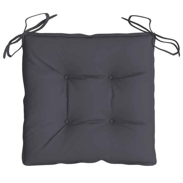 Stuhlkissen 6er Set Anthrazit 40x40 cm