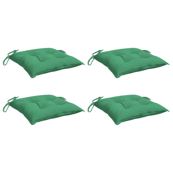 Grüne Stuhlkissen 4er Set 40x40 cm