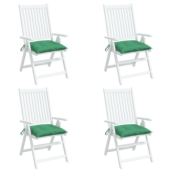 Grüne Stuhlkissen 4er Set 40x40 cm