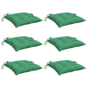 Stuhlkissen Grün 6er Set 40x40 cm