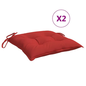 Stuhlkissen Rot 40x40 cm 2er Set