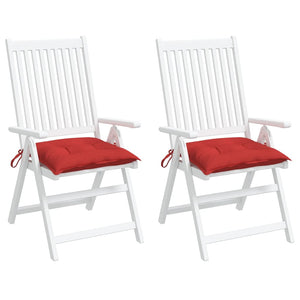 Stuhlkissen Rot 40x40 cm 2er Set