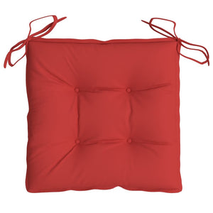Stuhlkissen Rot 40x40 cm 2er Set