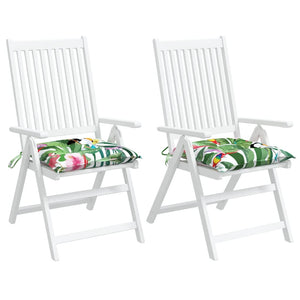 Sitzkissen Mehrfarbig 2er Set 40x40 cm