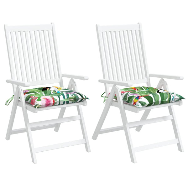 Sitzkissen Mehrfarbig 2er Set 40x40 cm