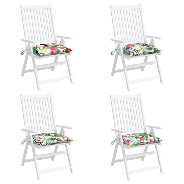 Sitzkissen 4er Set Mehrfarbig 40x40 cm