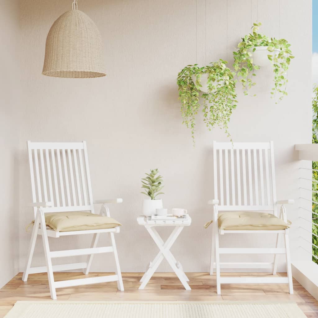 Palettenkissen 2er-Set Beige 50x50 cm