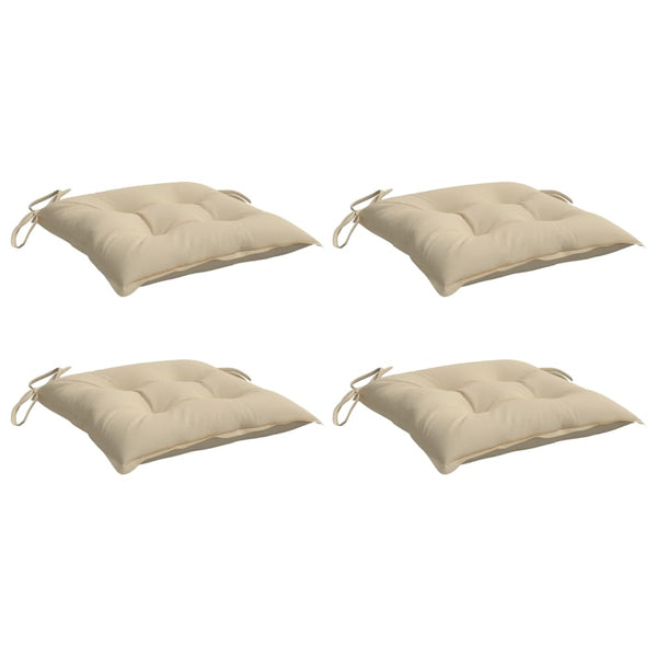 Palettenkissen Beige 4er Set 50x50 cm