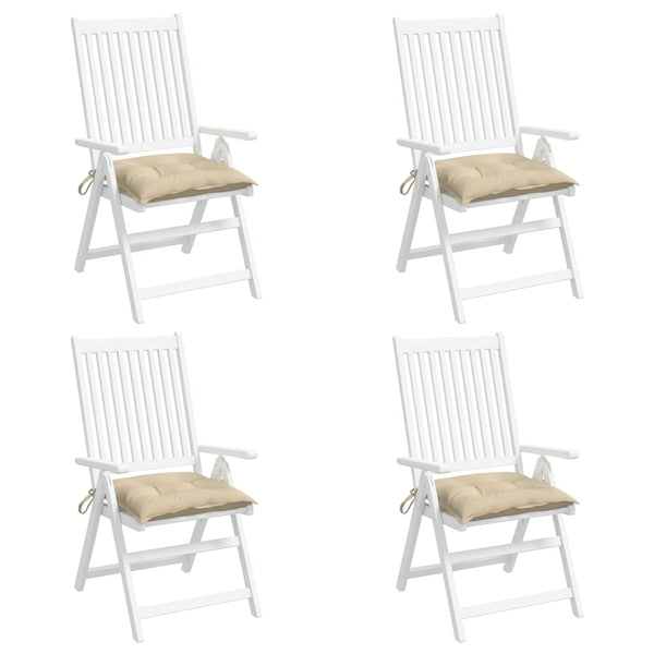 Palettenkissen Beige 4er Set 50x50 cm
