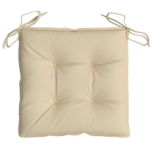 vidaXL Coussins de palette 6 pcs Beige 50x50x7 cm Tissu Oxford