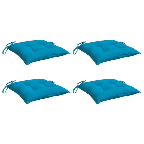 Palettenkissen Hellblau 50x50 cm 4er Set